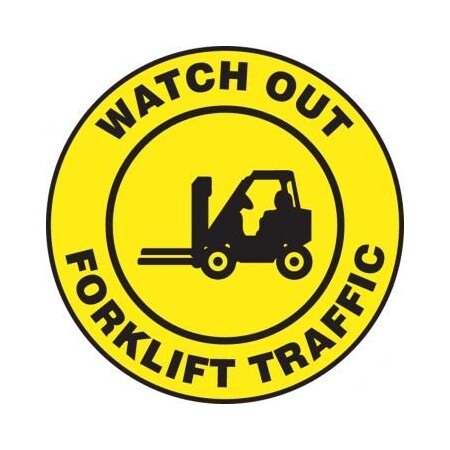 PAVEMENTPRINT SIGN WATCH OUT FORKLIFT PSW719